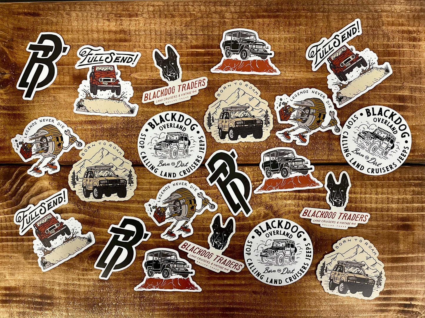 BADA$$ 3" THREE STICKER COMBO PACK - I CAN'T EVEN RN OMG**