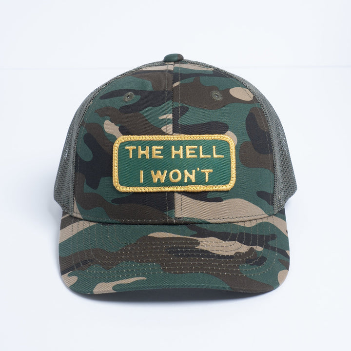 "THE HELL I WON’T" – Mesh Snapback