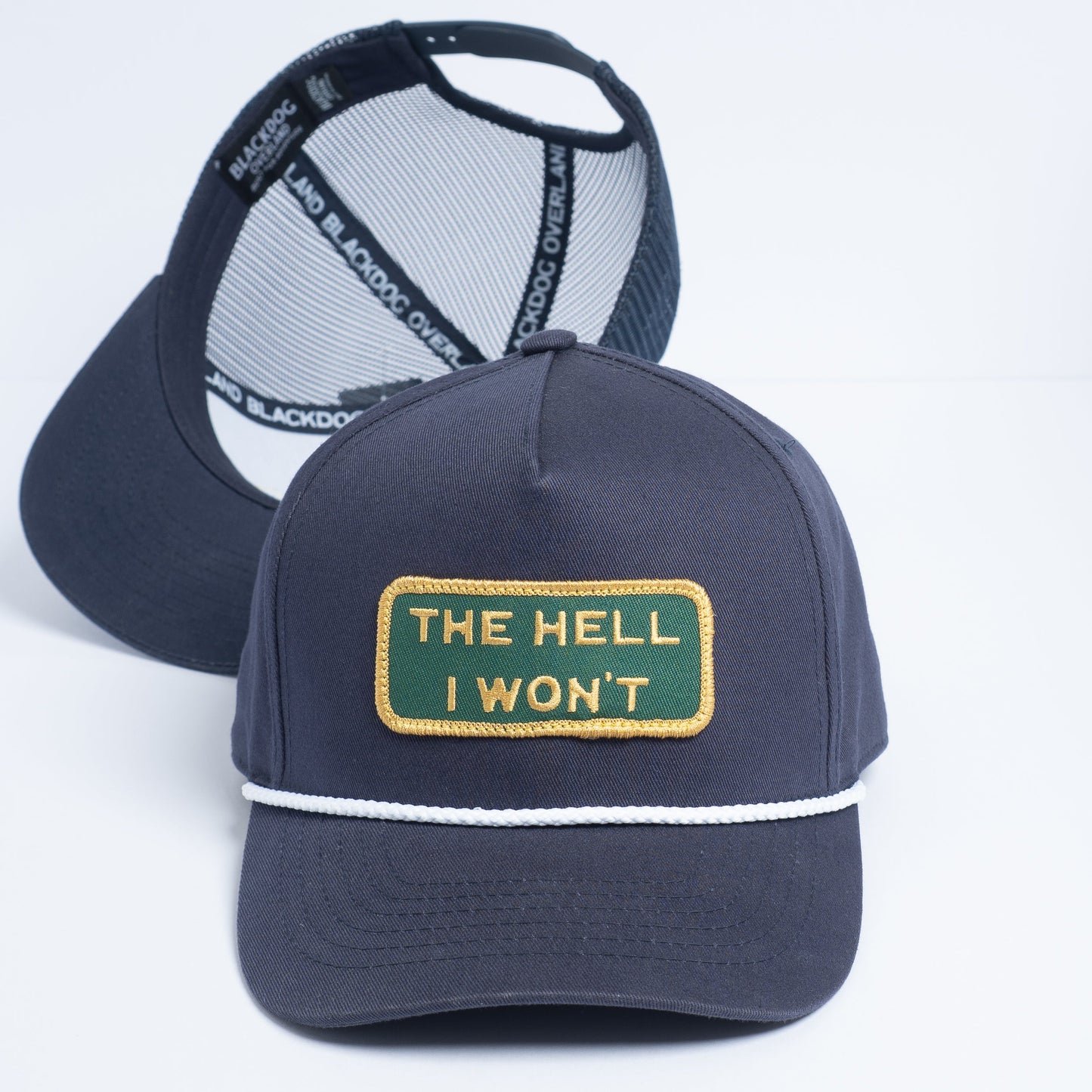 "THE HELL I WON'T" Captain's (Rope) Hat