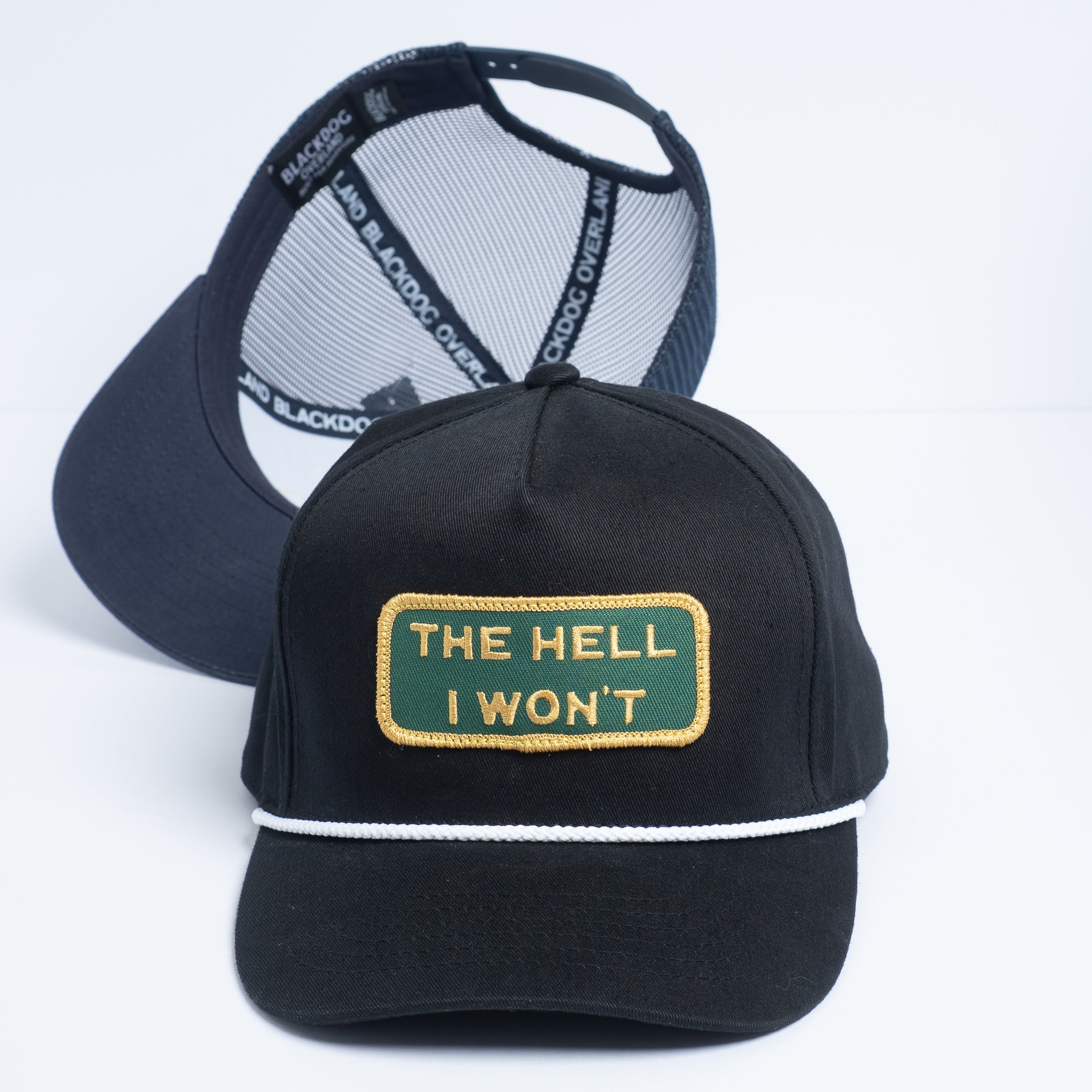 "THE HELL I WON'T" Captain's (Rope) Hat